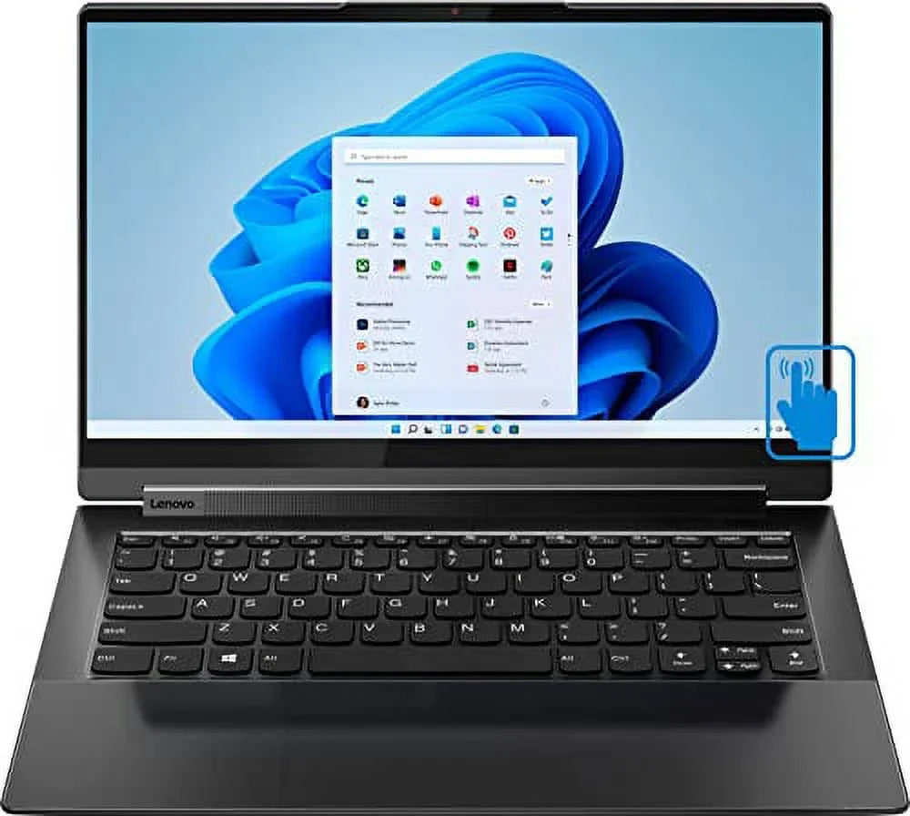 Lenovo 2022 Yoga 9i -14.0" FHD Touchscreen IPSize 2-in-1 Laptop (Intel i7-1185G7 4-Core, 8GB RAM, 256GB SizeSizeD, Intel Iris Xe, Backlit KYB, Fingerprint, WiFi 6, BT 5.1, HD Webcam, Win 10 Home) w/Hub