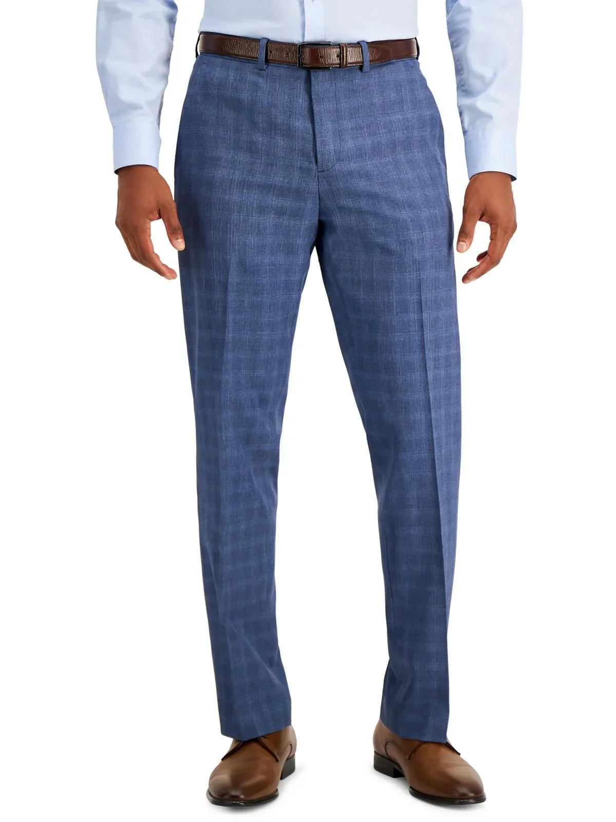 Perry Ellis Portfolio Mens Woven Plaid Dress Pants