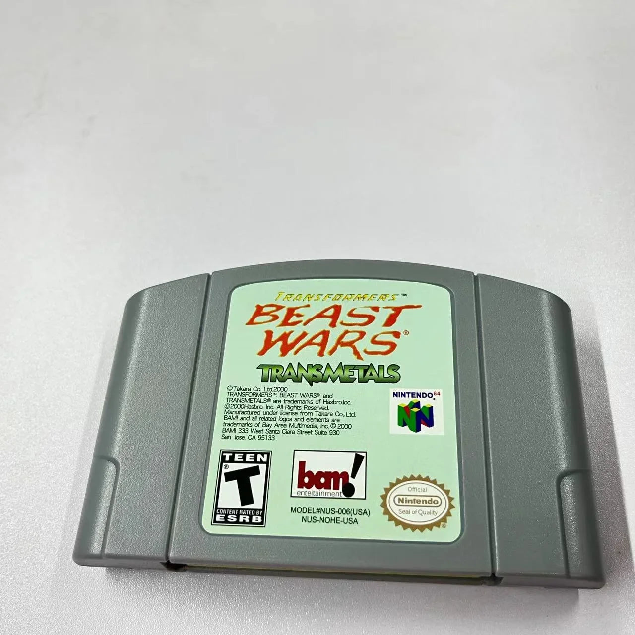 Transformers Beast Wars Transmetals (Nintendo 64 N64) Authentic Tested -Sizeticker-