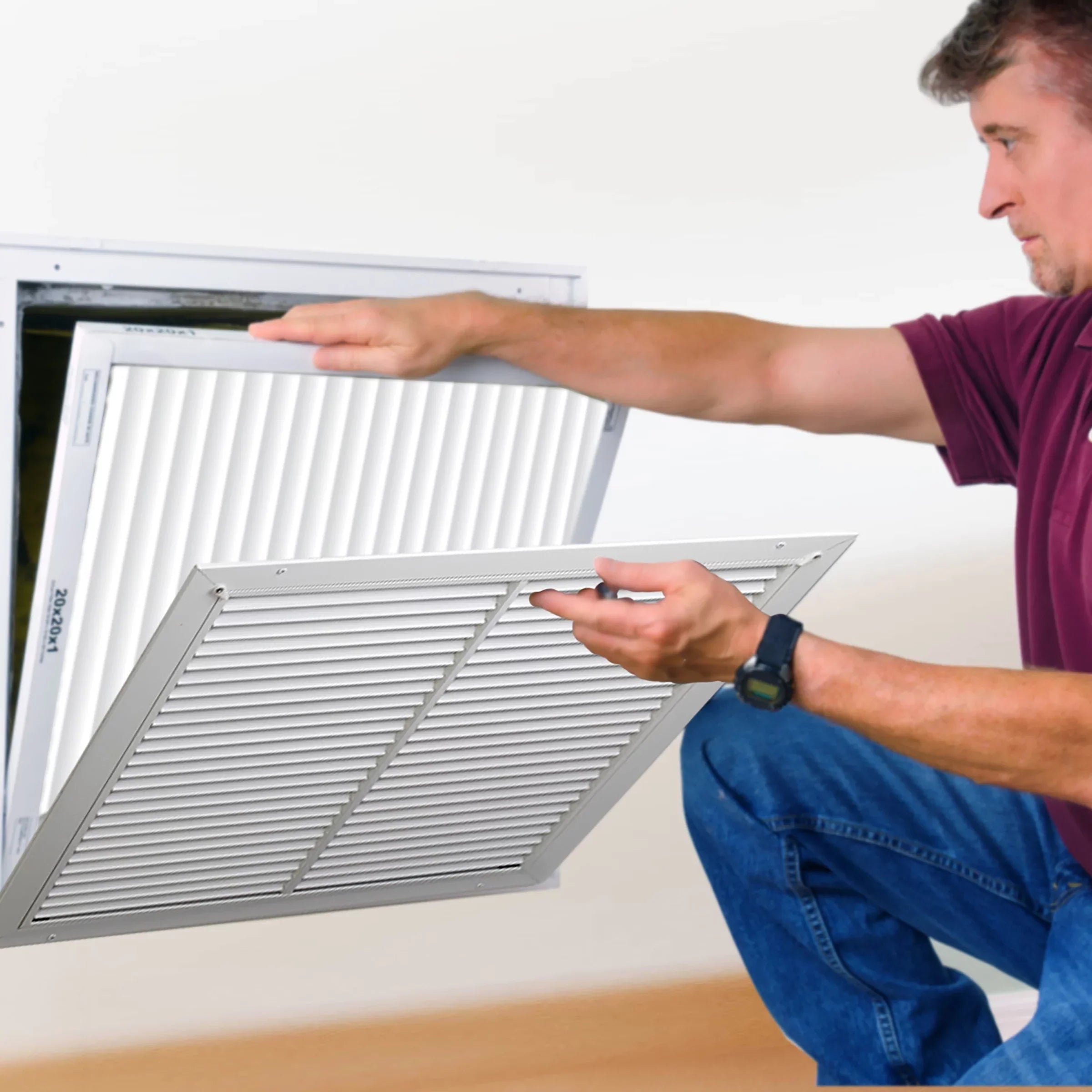 Honeywell 20x20x1 MERV 12 Pleated HVAC Furnace Air Filter -12 Pack