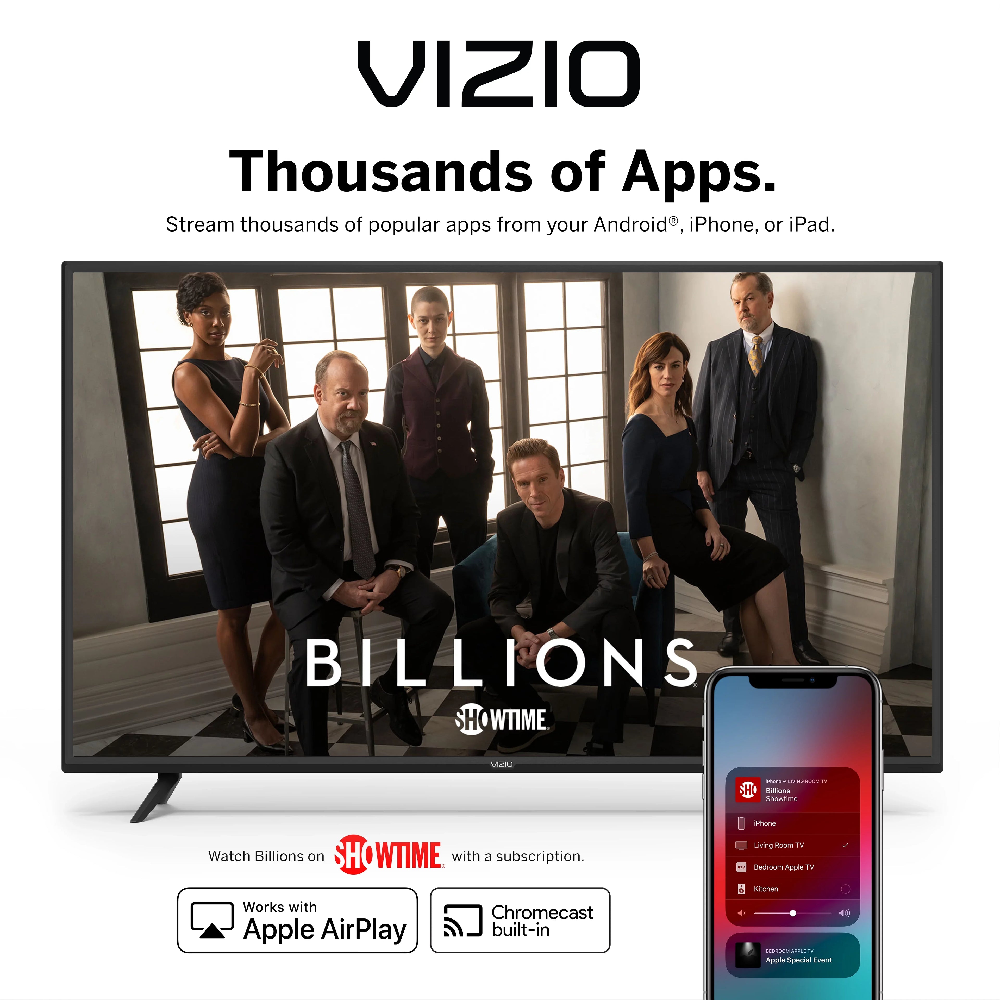 VIZIO 50" Class 4K UHD Quantum Sizemartcast Sizemart TV HDR M-Sizeeries M50Q7-H1