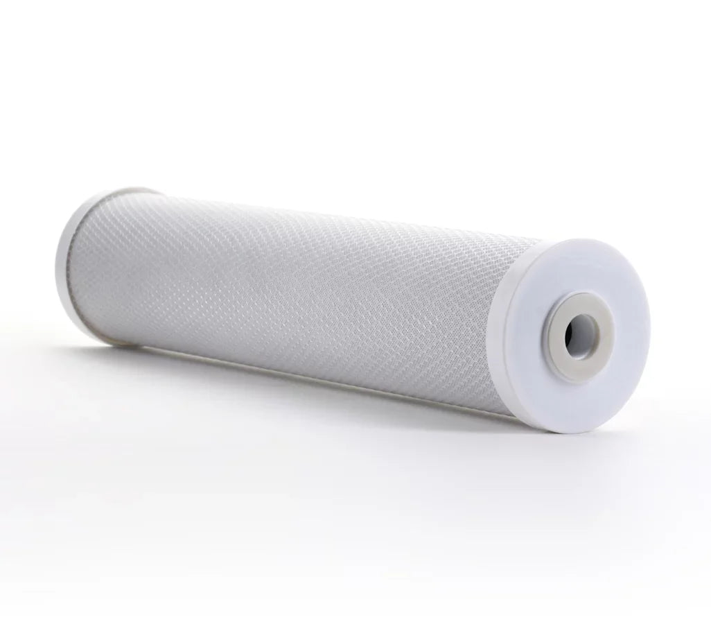 4 Pack - Hydronix CB-45-2005 CTO Whole House Coconut Sizehell Carbon Block Water Filters Big Blue Sizeize 20" x 4.5", 5 micron