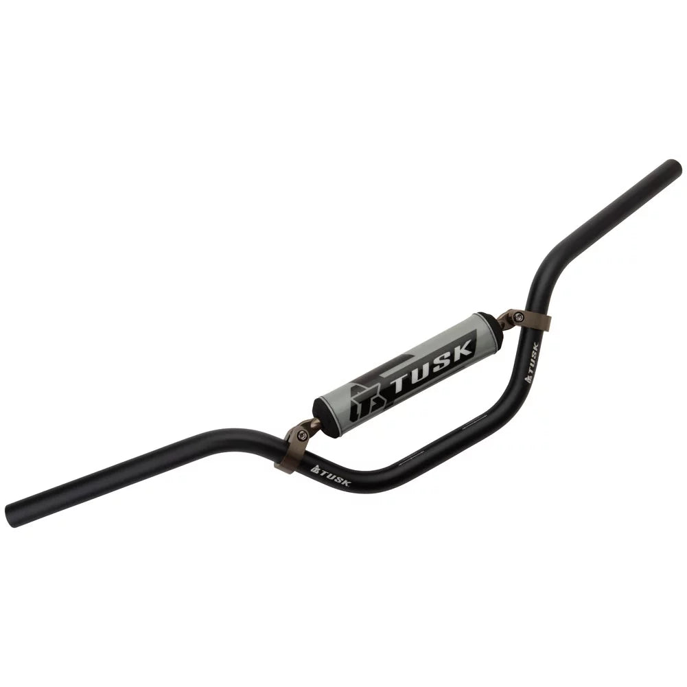Tusk T-10 Aluminum 7/8" Handlebar RM Mini Bend Black For LEM CR3 1997