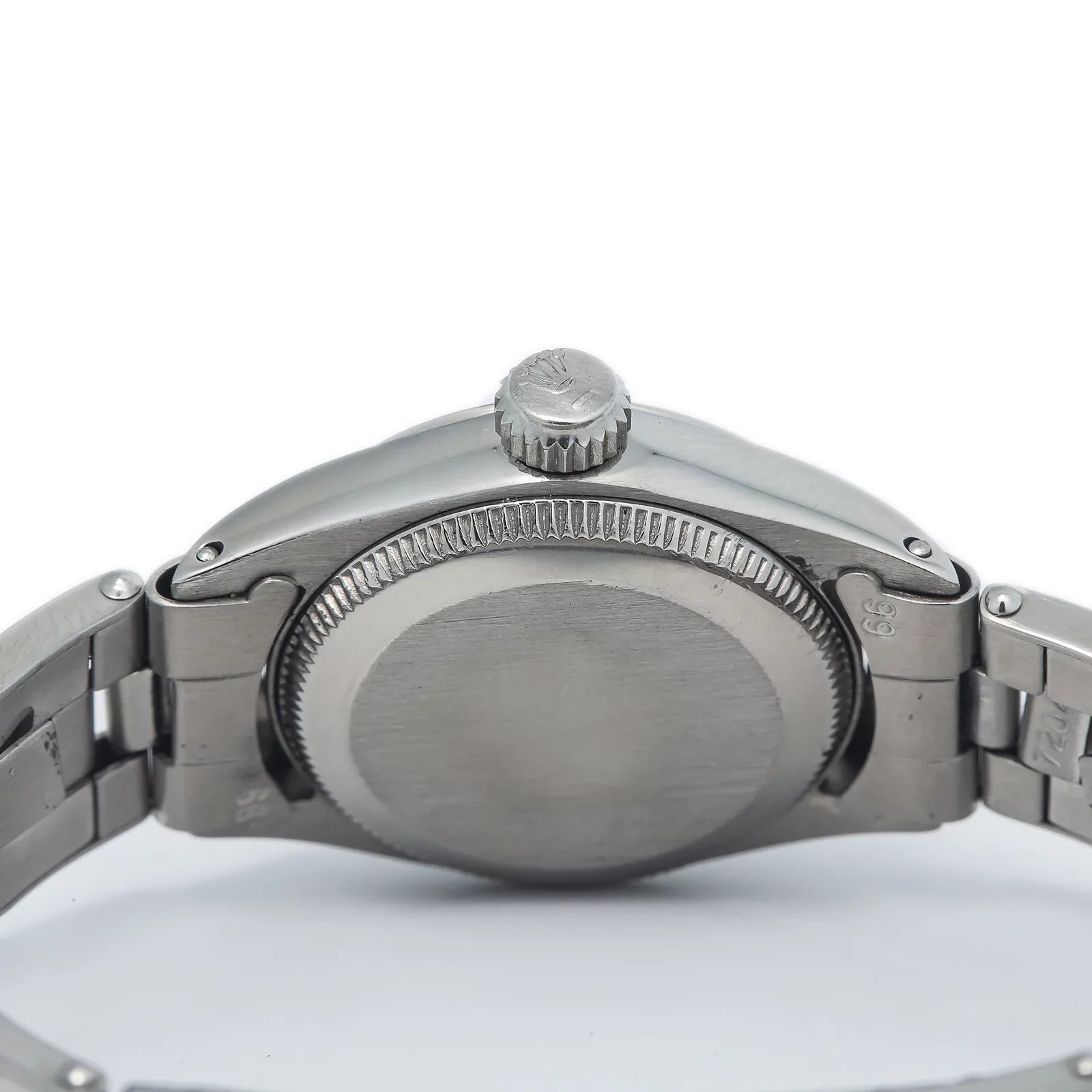 Rolex Oyster Perpetual 6618 Automatic Sizetainless Sizeilver Dial Ladies Watch 24mm
