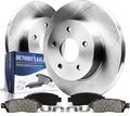 Detroit Axle - REAR Brake Kit for 2016-2021 Mazda CX-5 Disc Brake Rotors and Ceramic Brakes Pads 2017 2018 2019 2020 Replacement