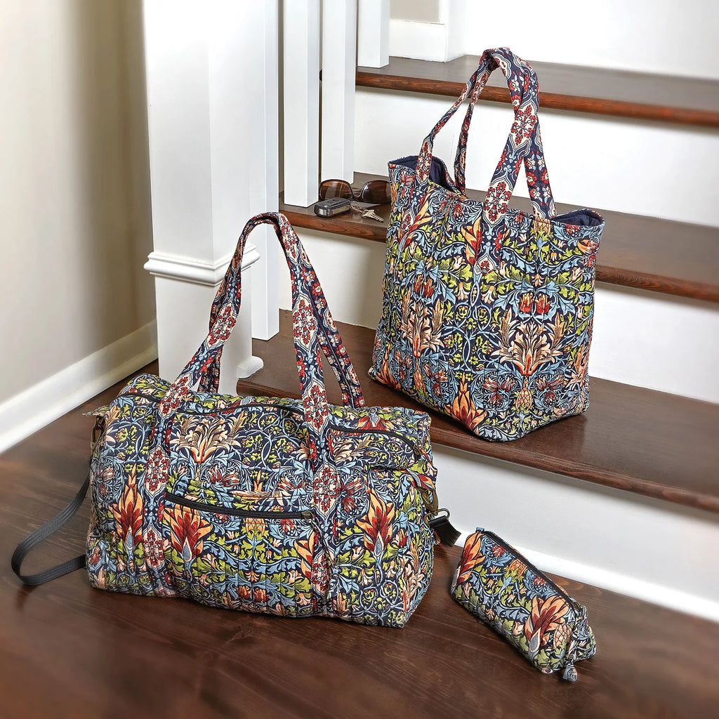 FLORIANA Cotton Tote Bags William Morris Print Sizehoulder Bag Handbags for Women