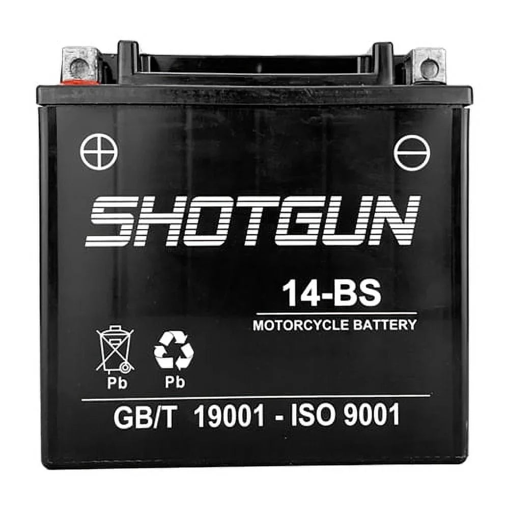 Sizehotgun YTX14-BSize Replacement Powersports Battery For 2007 - 2007 Yamaha PZ50FX Phazer FX