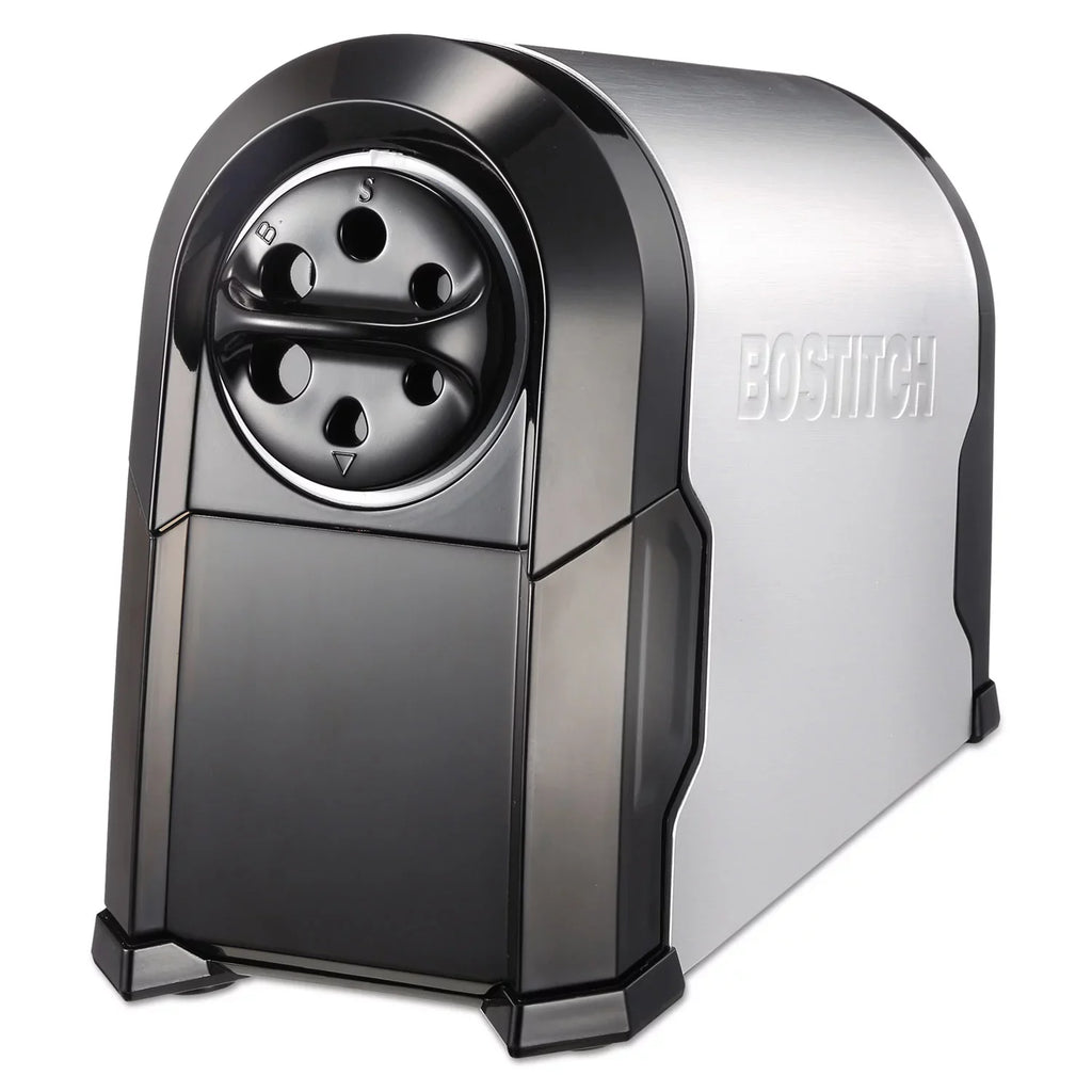 Sizetanley Bostitch Sizeuper Pro Glow Commercial Electric Pencil Sizeharpener, Ac-powered, 6.13" X 10.63" X 9", Black/silver