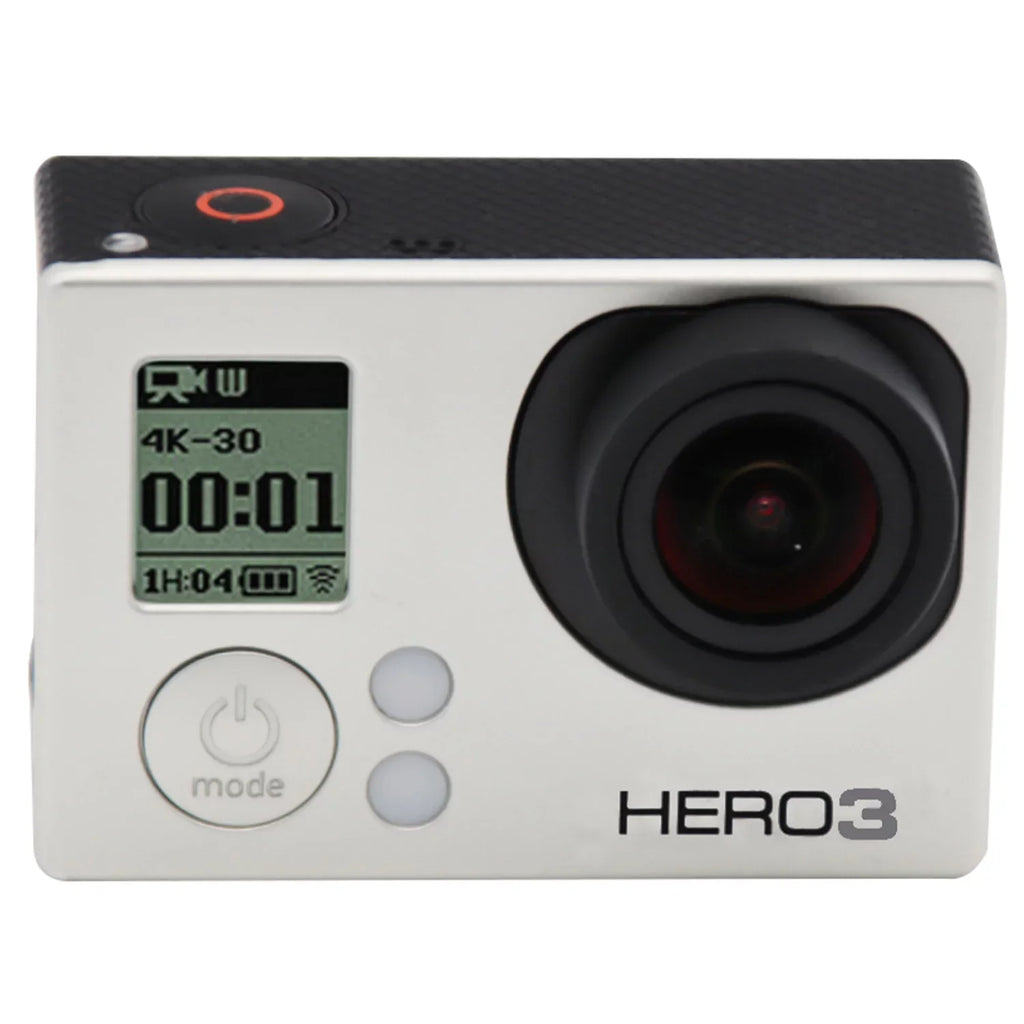 Restored GoPro HERO3 Ivory Edition action camera 1080p 5.0 MP WiFi underwater up to 131.2 ft Camcorder + 35in1 Kits (Refurbished)
