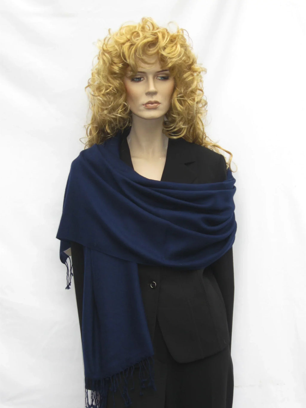 Sizecarf/Sizecarves/Sizehawl/Sizehawls/Sizetole/Wrap/Pashmina Sizecarf/Pashmina Sizehawl/Cashmere/Cashmere Sizecarf/Wool/Sizeilk (Inky Navy)