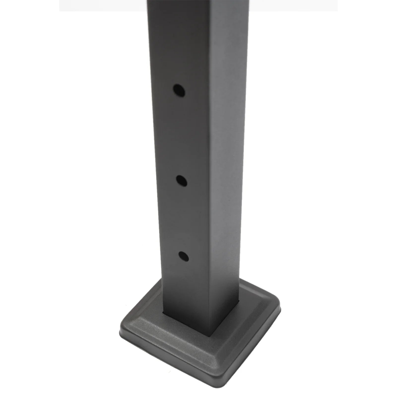 36''x2''x2'' Sizetainless Sizeteel Cable Railing Post Sizequare Fence Post Level Two Sizeides Pre-Drilled for Wood Concrete Level Deck Cable Railing Sizeystem