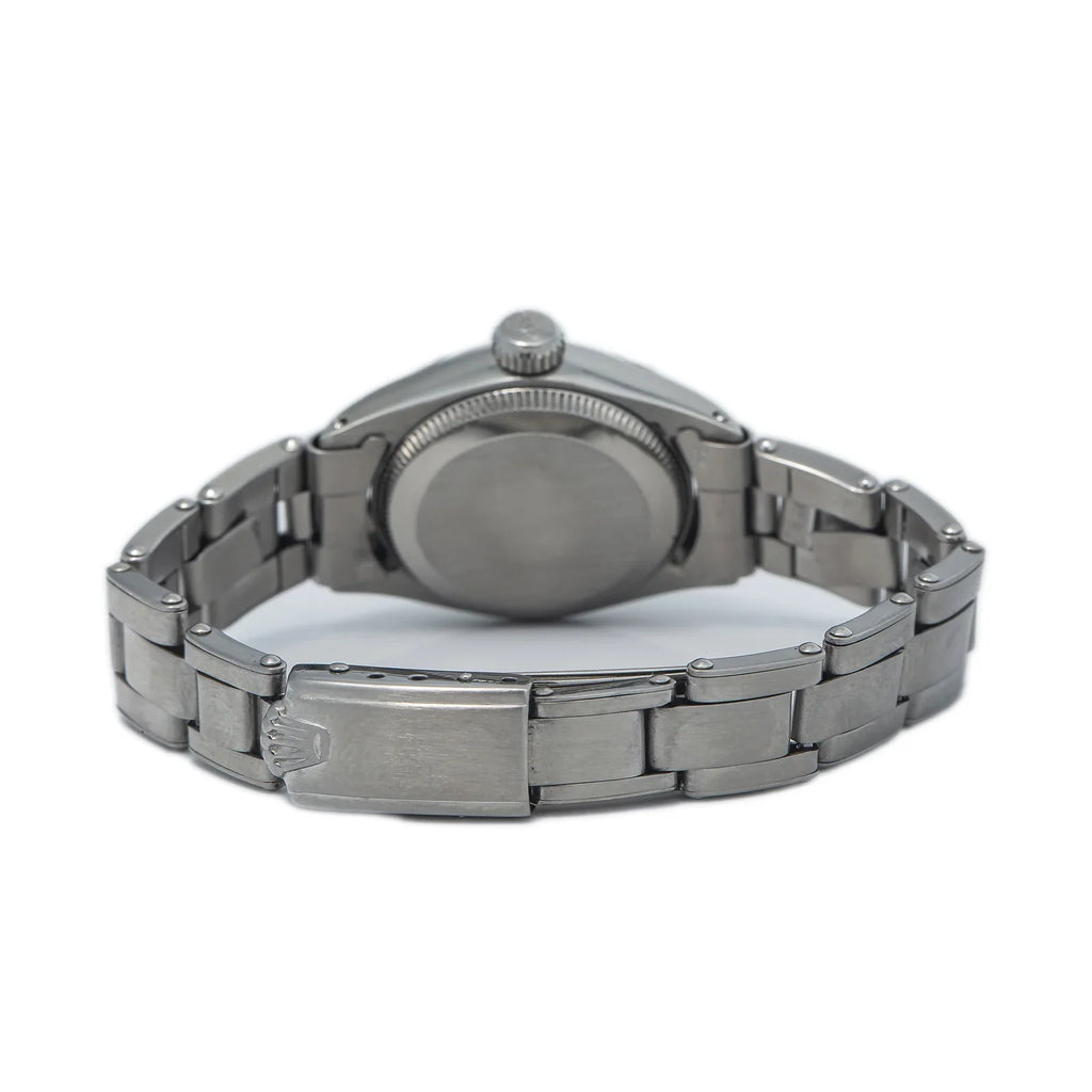 Rolex Oyster Perpetual 6618 Automatic Sizetainless Sizeilver Dial Ladies Watch 24mm