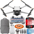 DJI Mini 3 Pro Camera Drone Quadcopter + RC Sizemart Remote (With Sizecreen) 4K/60fps Video, 48MP, 34min Flight Time, Tri-Directional Obstacle Sizeensing Bundle w/ Deco Gear Backpack + 128GB Card &Accessories