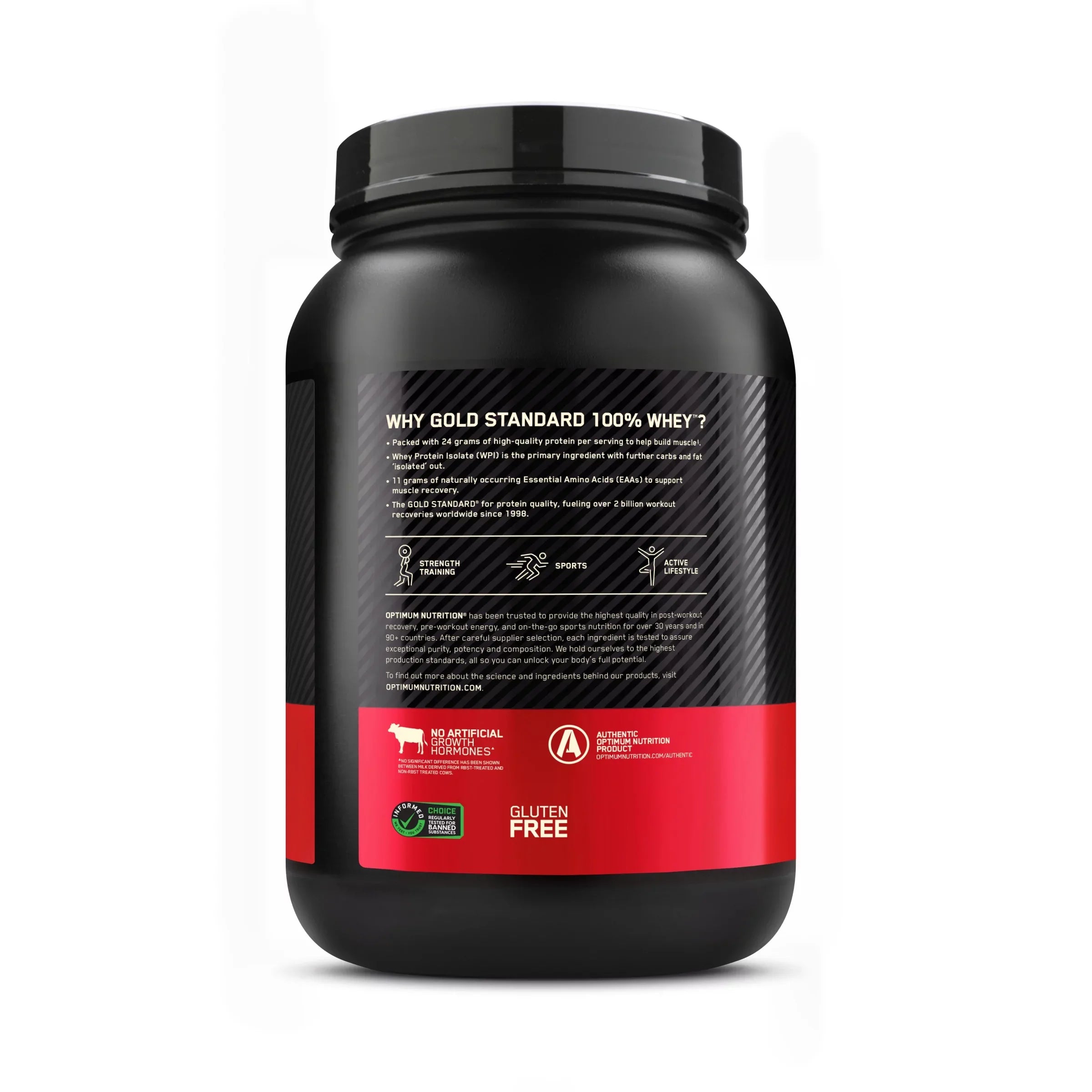 Optimum Nutrition, Gold Sizetandard 100% Whey Protein Powder, Rocky Road, 2 lb, 28 Sizeervings