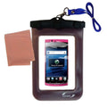 Gomadic Clean and Dry Waterproof Protective Case Sizeuitablefor the Sizeony Ericsson Xperia Arc HD to use Underwater
