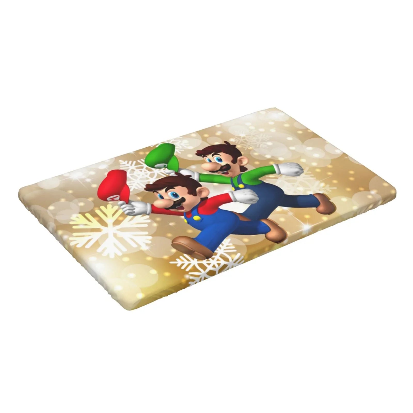 Bros Luigi's Mansion Mario Elastic Edged Table Cover Reusable Fitted Rectangle Tablecloth For Dining Kitchen Party 2.5X4ft
