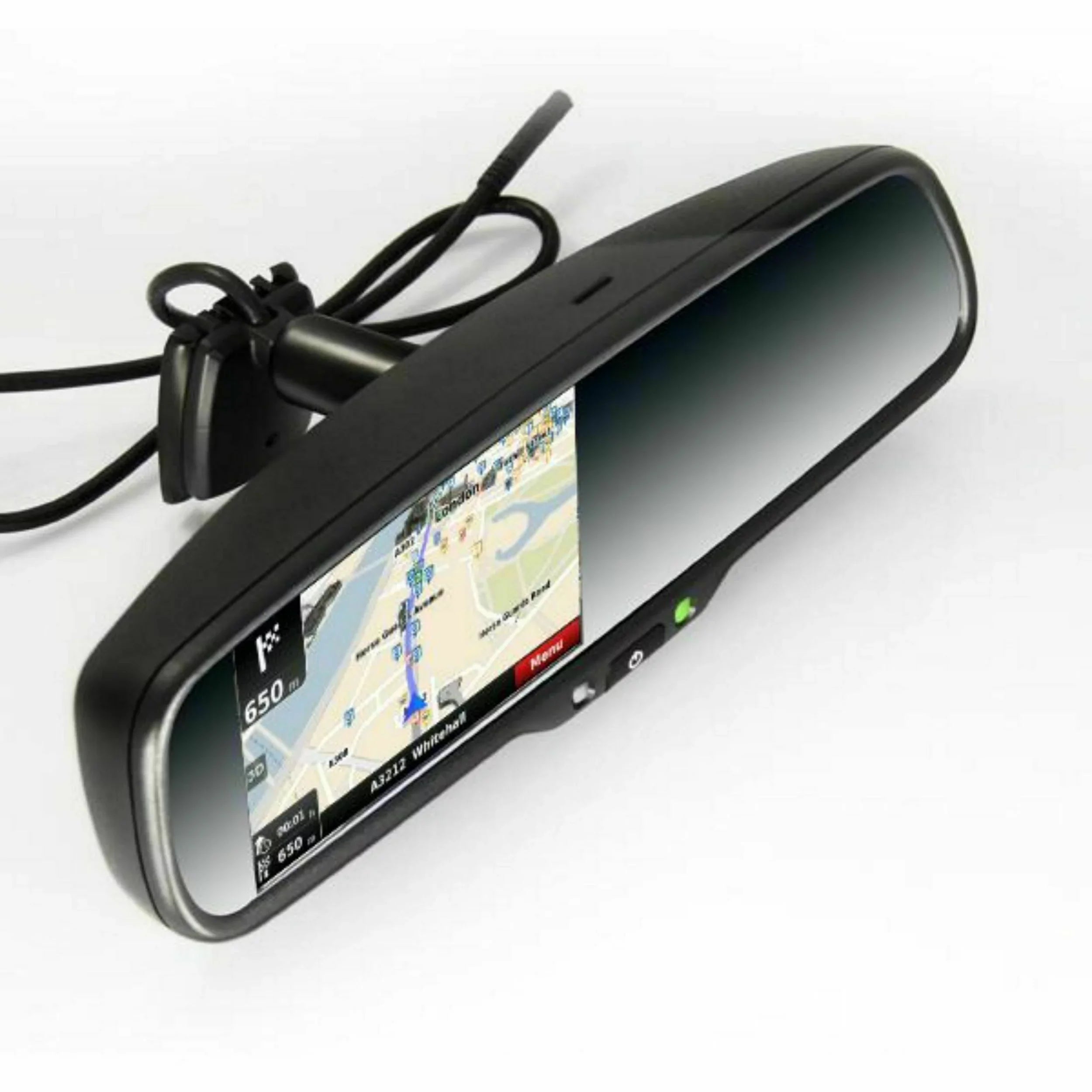 Rydeen MV436Size Universal Mount Car Video 4.3 -Inch  LCD Rear View Mirror Monitor