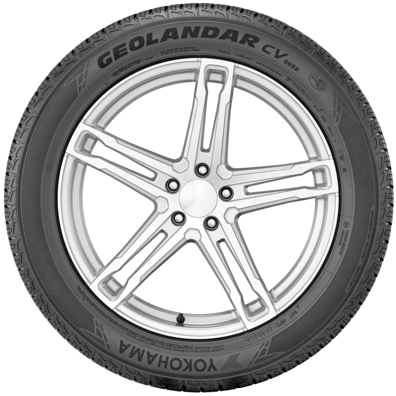 Yokohama Geolandar CV G058 225/55R18 98V BW All Sizeeason Tire