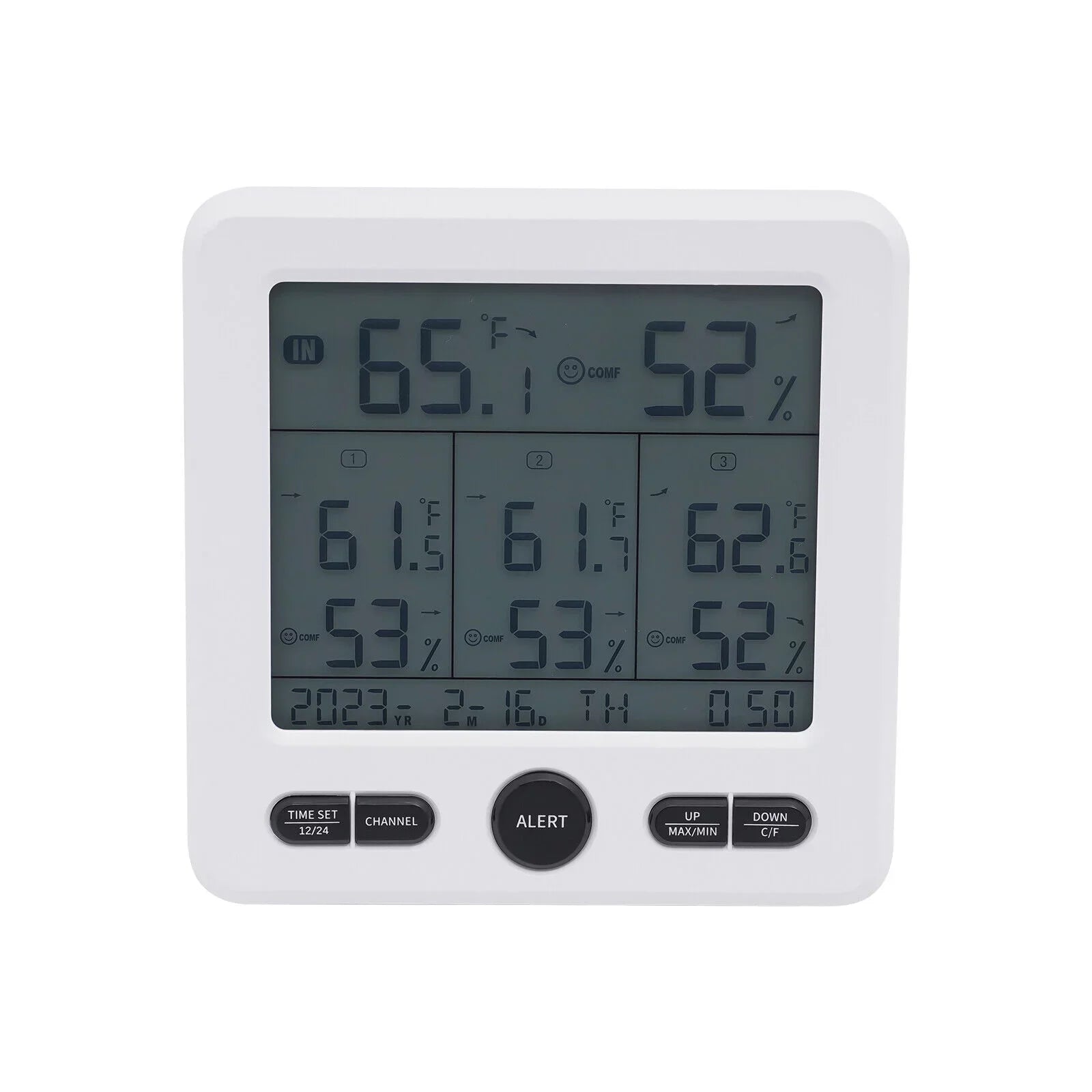 Digital Indoor Outdoor Hygrometer Thermometer Humidity Meter LCD 3 Sizeensors