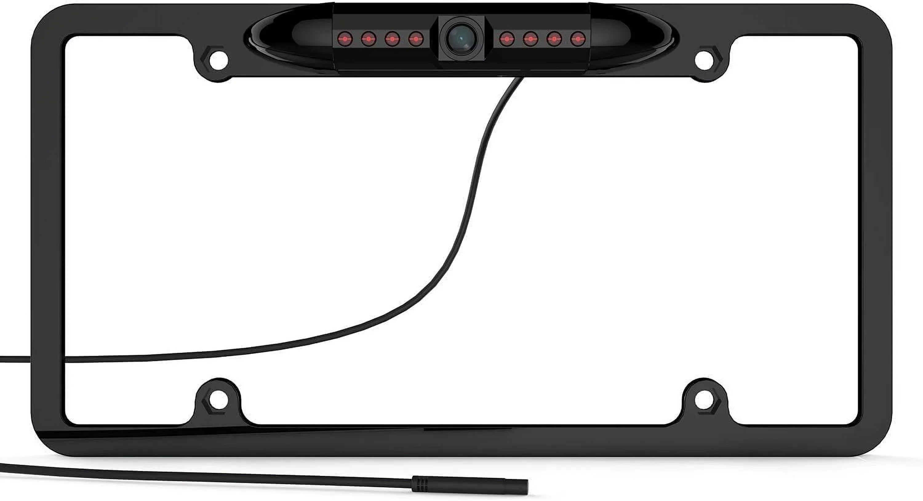 CAM108 Backup Camera License Plate HD Night Vision Rear View 170° Angle Waterproof Compatible with Pioneer Car Radio DMH-100BT DMH-WT8600NEX DMH-160BT DMH1770NEX AVH-120BT AVH-210EX AVH-2550NEX