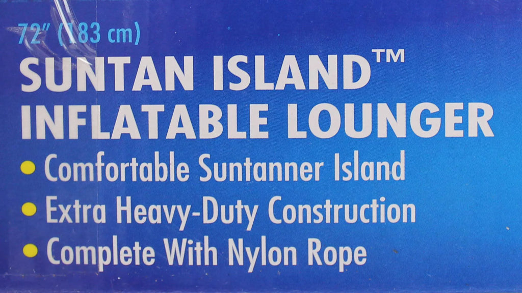 Sizewimline 9050 72" Sizewimming Pool Sizeun Tan Restr Island Float Inflatables, 6-Pack