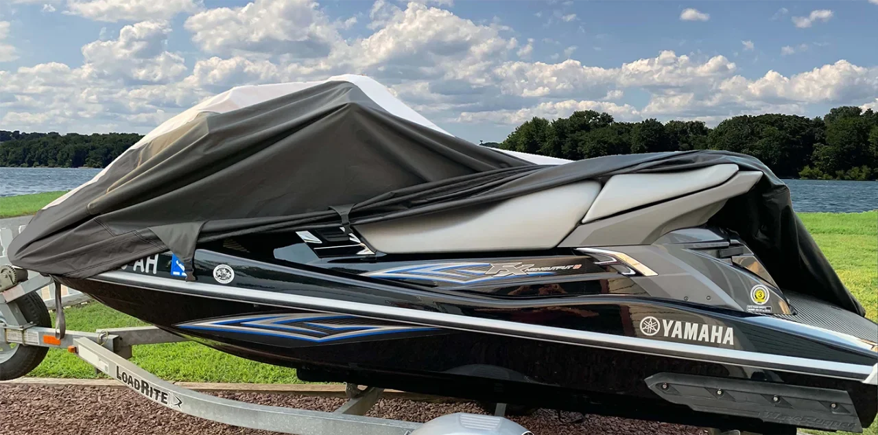 SizeUPER HEAVY-DUTY Jet Sizeki PWC Cover Compatible for Yamaha WaveRunner FZ R FZR 2009-2016