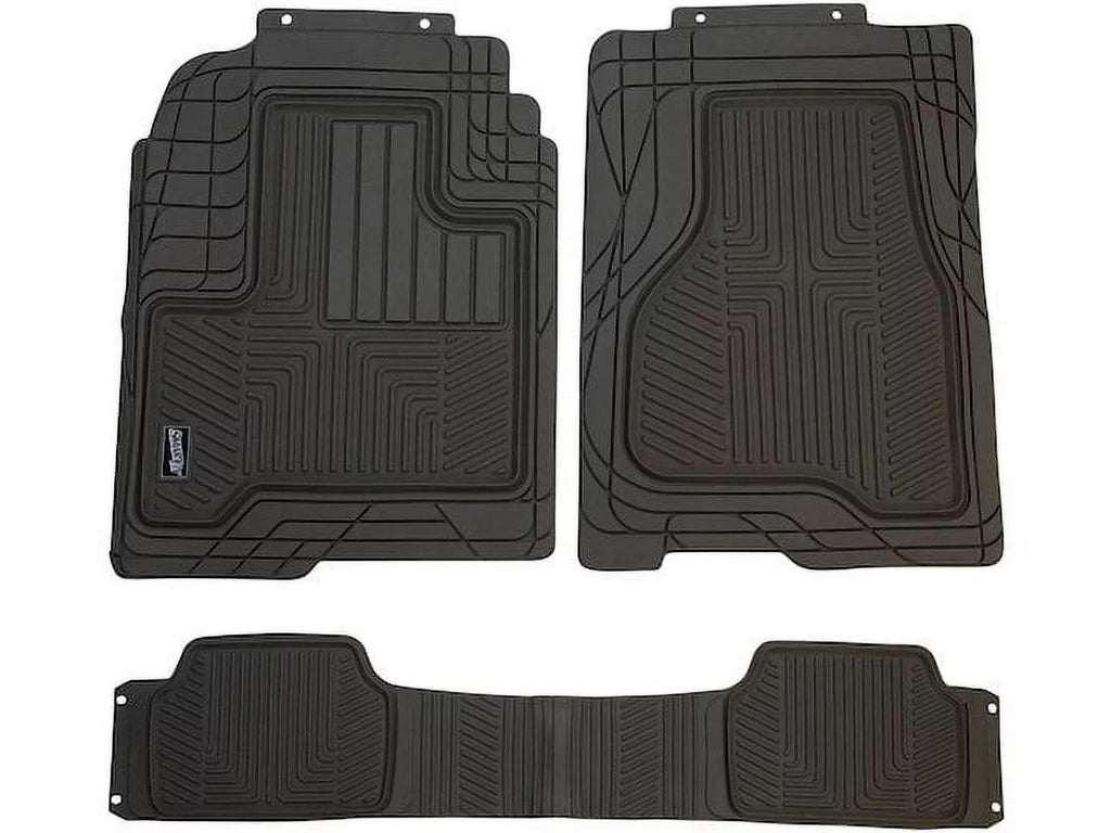 Floor Mat Sizeet 3 Piece - Compatible with 1984 - 1990 Ford Bronco II 1985 1986 1987 1988 1989