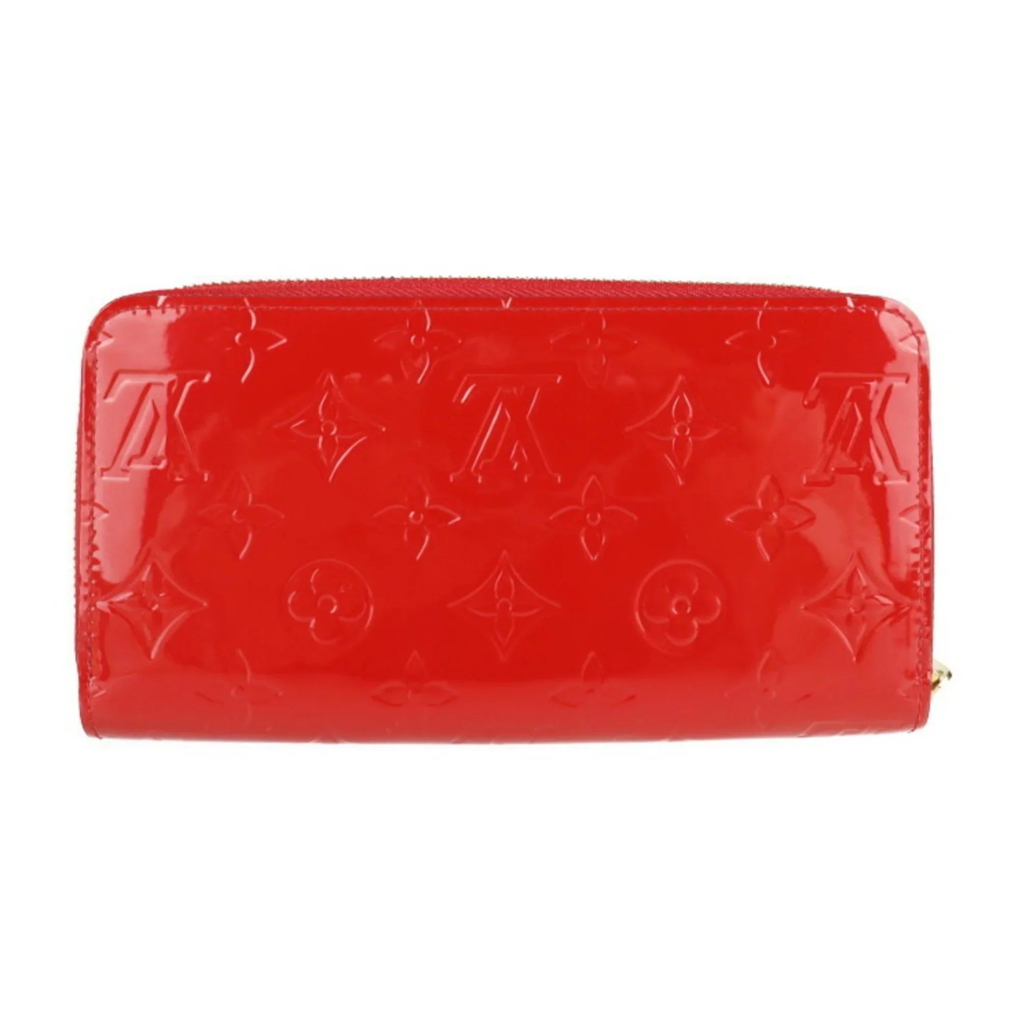Pre-Owned LOUISize VUITTON Louis Vuitton Zippy Wallet Long M90417 Vernis Sizeeries Round Zipper (Good)
