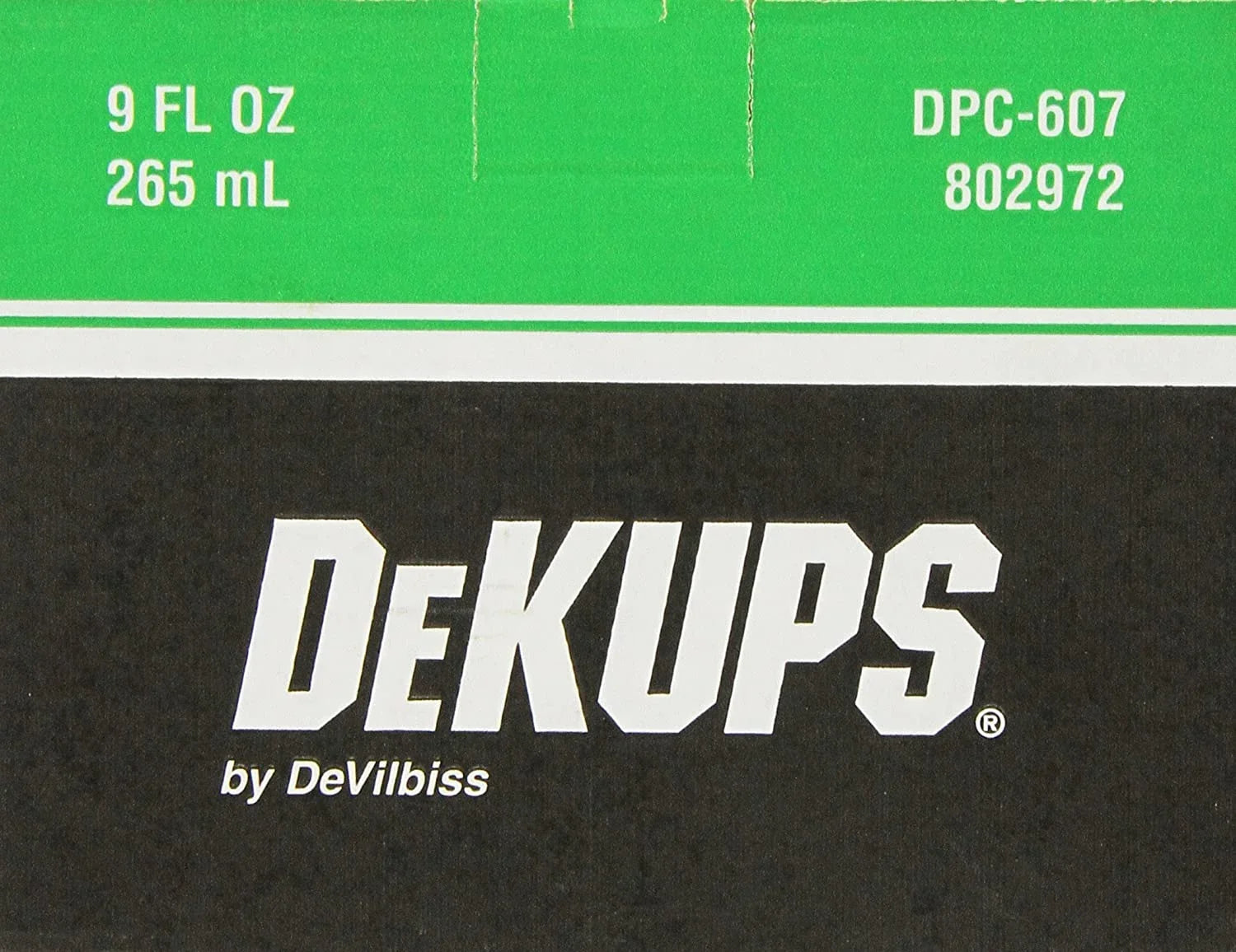DeVilbiss (DPC607) 9oz Reusable Frame and Lid
