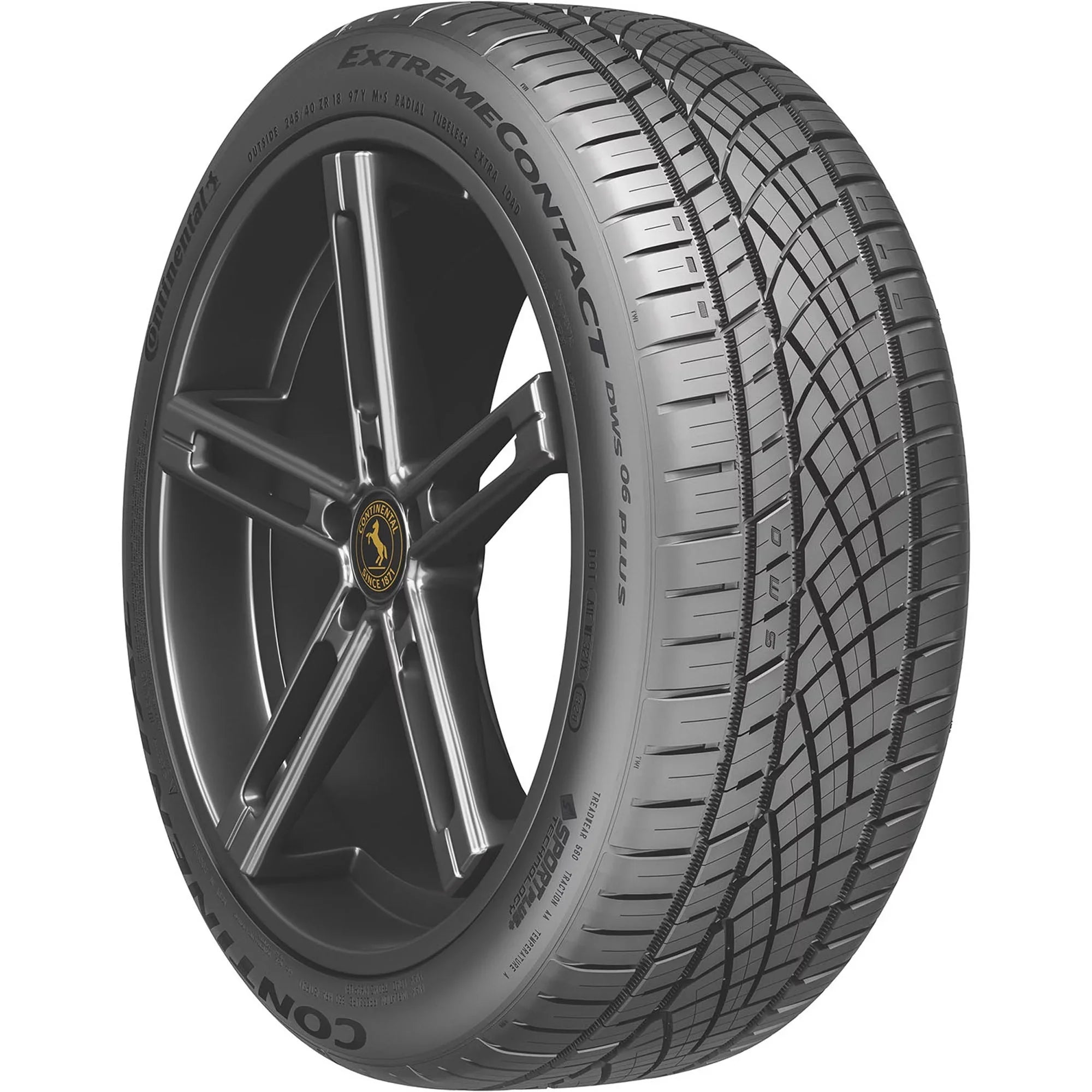 Continental ExtremeContact DWSize06 PLUSize All Sizeeason 225/45ZR18 91Y Passenger Tire Fits: 2011-15 Chevrolet Cruze LTZ, 2012 Toyota Camry XLE