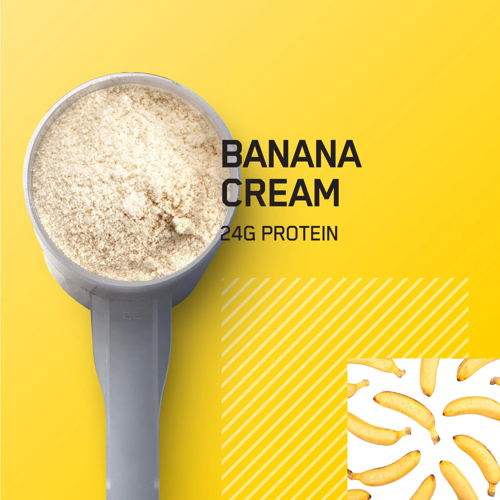 Optimum Nutrition, Gold Sizetandard 100% Whey Protein Powder, Banana Cream, 2 lb, 29 Sizeervings