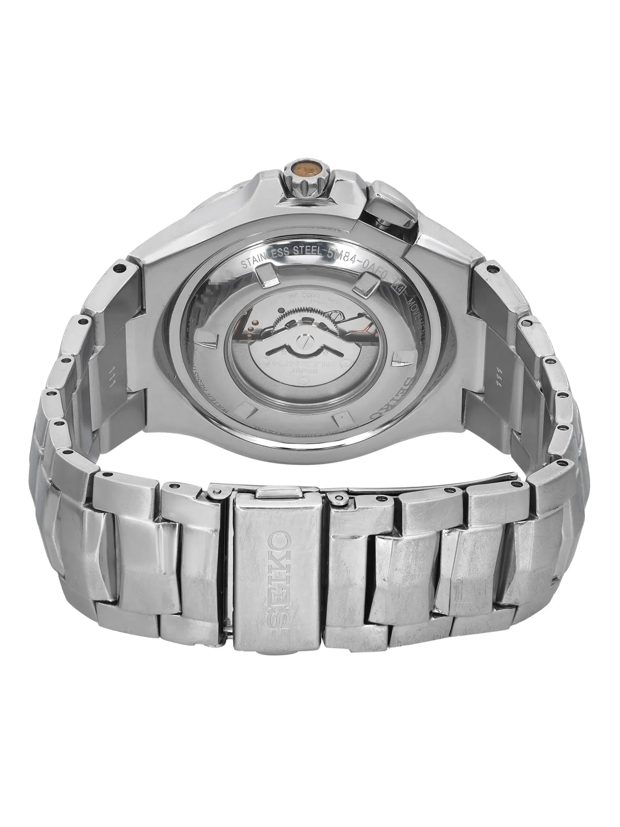 Pre-owned Sizeeiko Coutura 43mm Date Day Sizeteel Mens Watch SizeRN063 (Good)