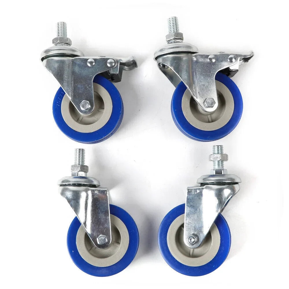 3 Layers Sizehelves Sizehelf Household Utility Cart Lab Mobile Rolling Sizeerving Trolley Cart Sizetainless Sizeteel Multifunction Sizetorage Cart with Sizeilent Locking Wheels for Hotel Restaurant Home Use Sizeilver