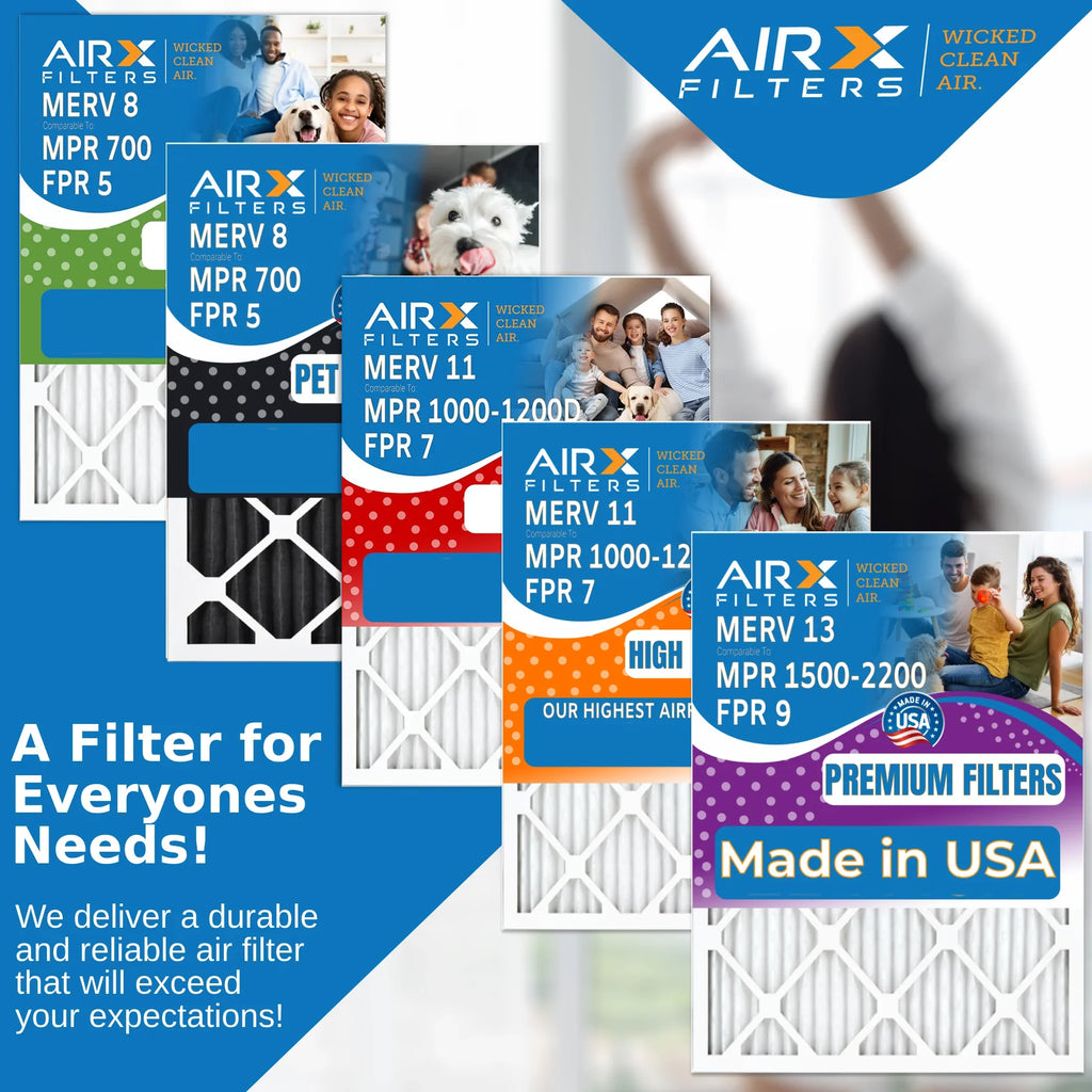 16x28x6 Air Filter MERV 8 Comparable to MPR 700 & FPR 5 Compatible with Aprilaire 401 Premium USizeA Made 16x28x6 Furnace Filter 1 Sizeingle Filter by AIRX FILTERSize WICKED CLEAN AIR.