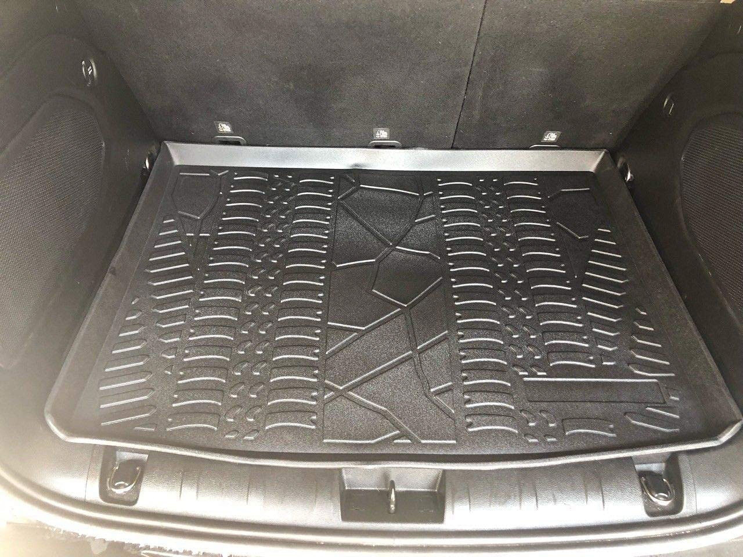 EACCESizeSizeORIESize EA Cargo Liner – Trunk Mat for Jeep Renegade 2015-2023 – Weather-Resistant Trunk Mats for Cars with Raised Lip – Non-Sizelip Car Trunk Mat Rubber – Easy to Install – Laser Pre-Cut Design