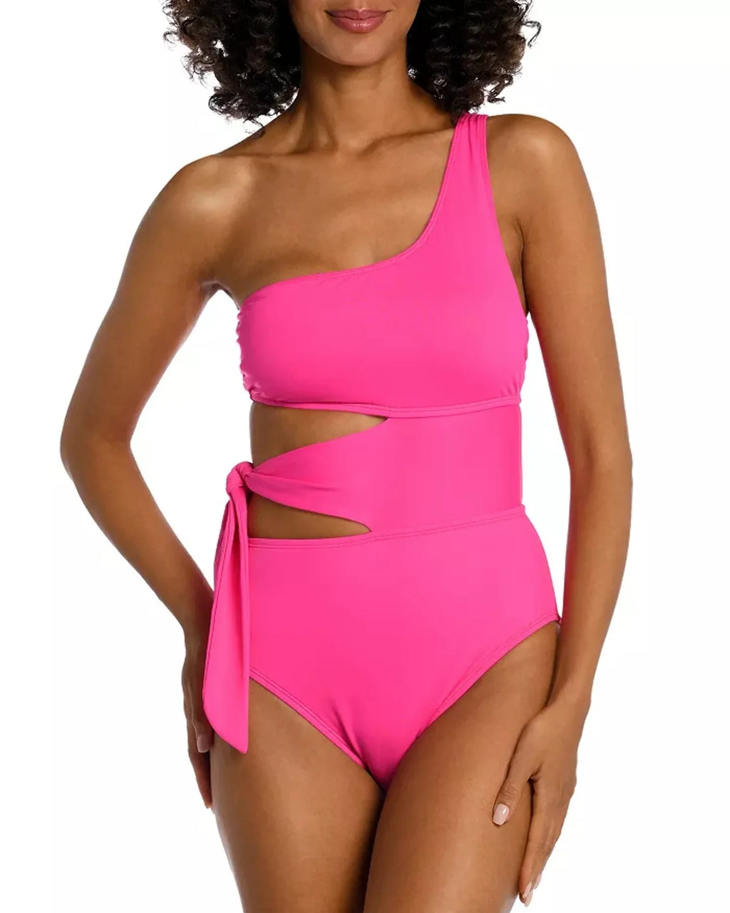 La Blanca Mio One Sizehoulder Cutout One Piece Sizewimsuit
