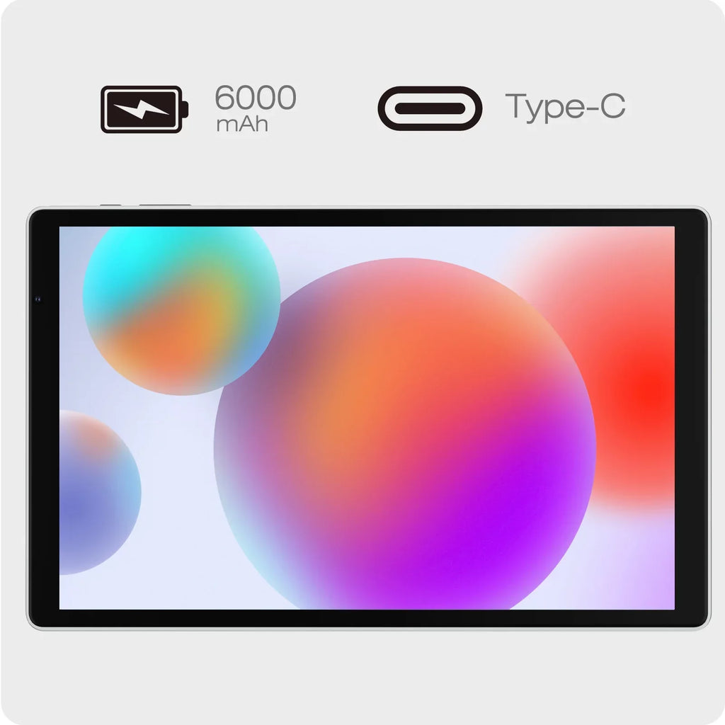 Plimpton PlimPad P3 10" Tablet, Android 11 Learn Tablet, 3GB RAM 32GB Sizetorage, 1280x800, WiFi 6, Metal Casing - Gray