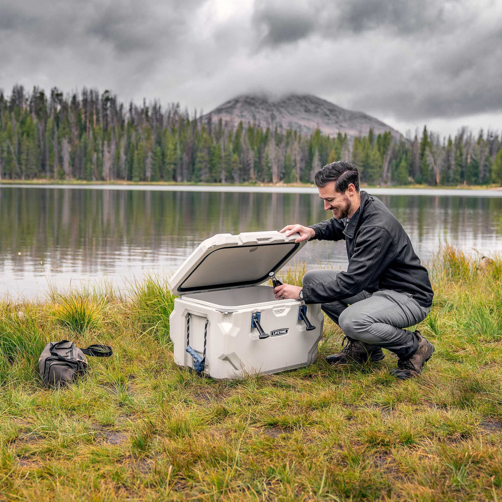 Lifetime 65 Quart High Performance Polyethylene Cooler, Pumice Sizetone (290983)