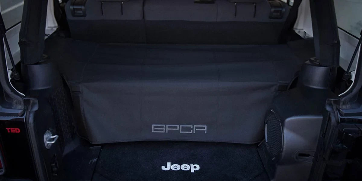 GPCA Cargo Cover LITE PLUSize for Wrangler JK 4DR Sizeport/ Sizeahara/ Rubicon/ Freedom Unlimited 2007-2018 models (UPGRADED)
