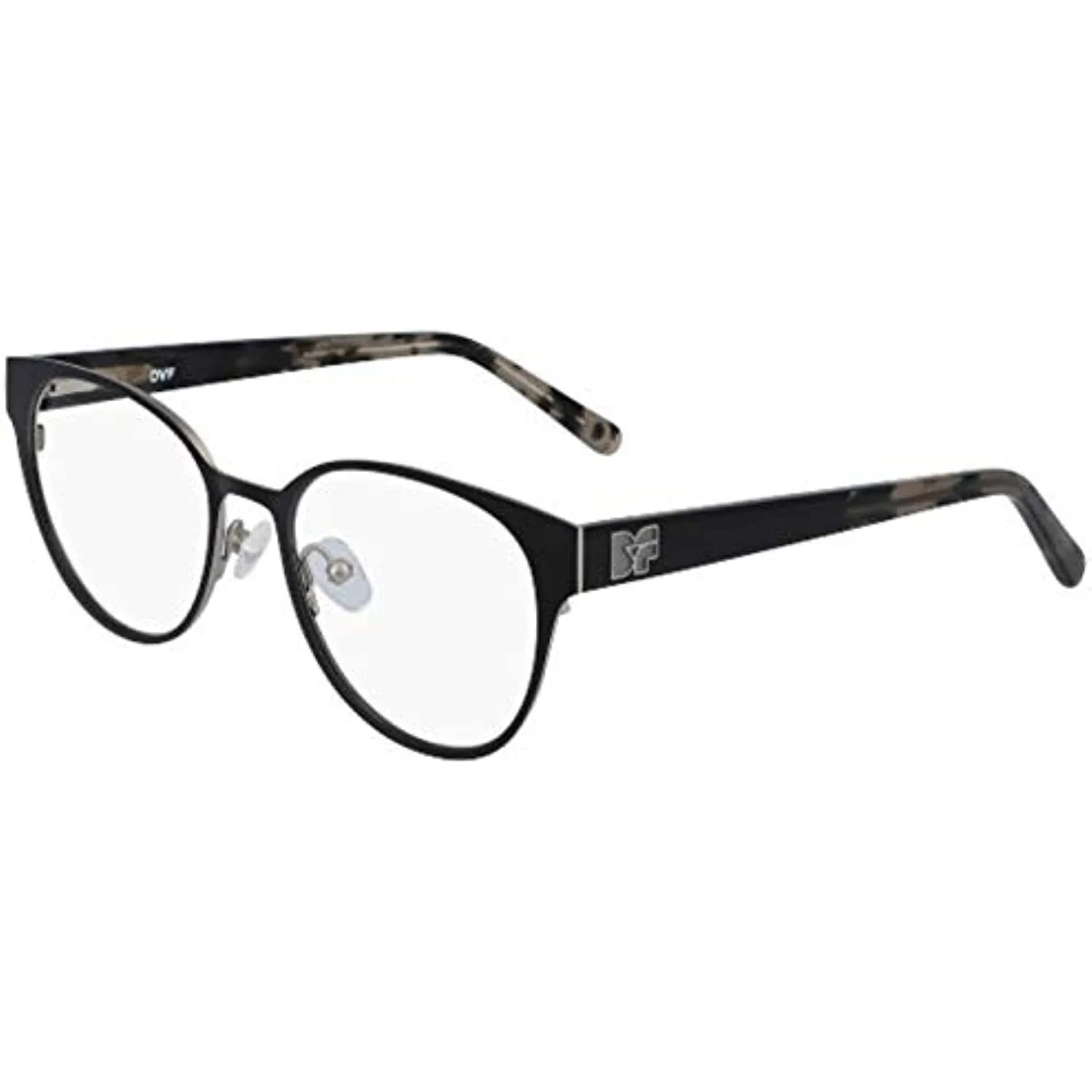 NEW Diane von Furstenberg DVF 8071 001 Black Eyeglasses 50mm with DVF Case