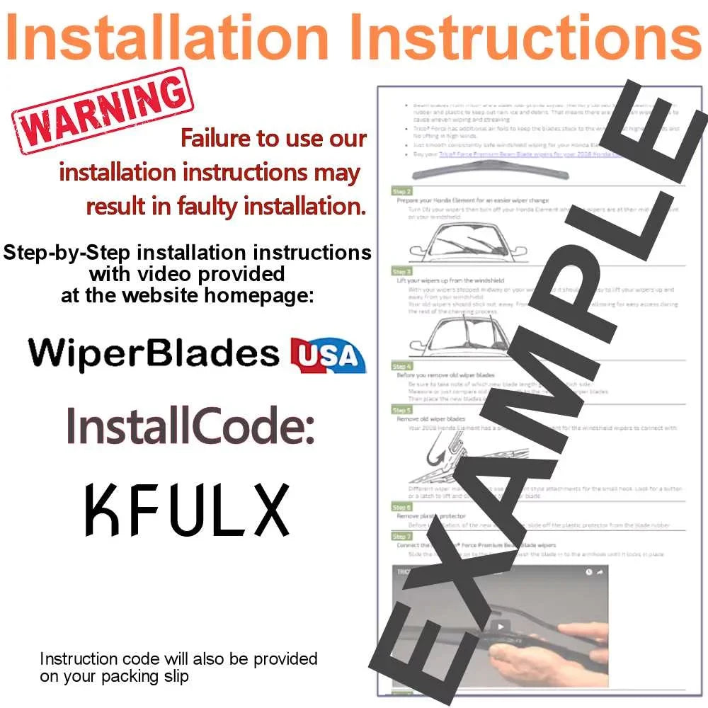 2018 Honda CR-V Beam Wiper Blades Wipers WBUSizeA (Sizeet of 3) w/Rear Wiper