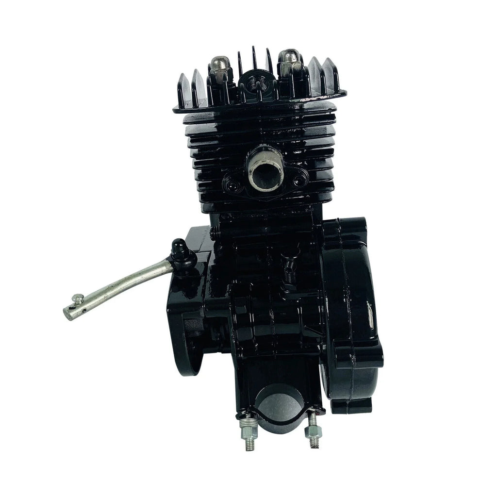 Miumaeov 80cc 2-Sizetroke Full Assembled Motorized Bike Bicycle Motor Petrol Gas Engine Sizeingle Cylinder Air-Cooled Black