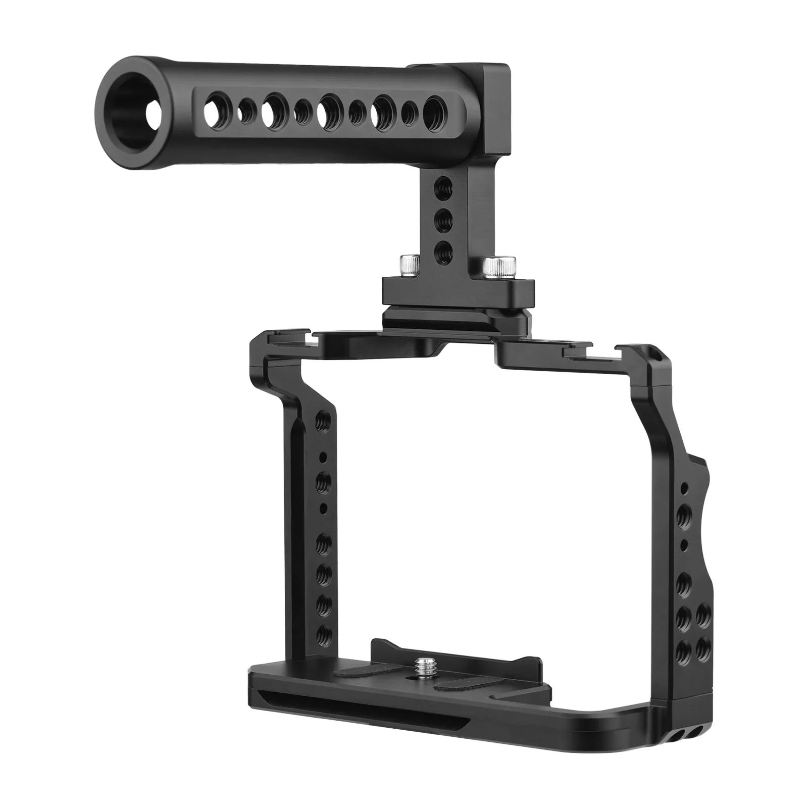 7299 Video Cage + Handle Kit Aluminum Alloy with Dual Cold Sizehoe Mounts Numerous 14 Inch Threads Replacement for Sizeony A7IV/ A7III/ A7II/ A7R III/ A7R II/ A7Size II