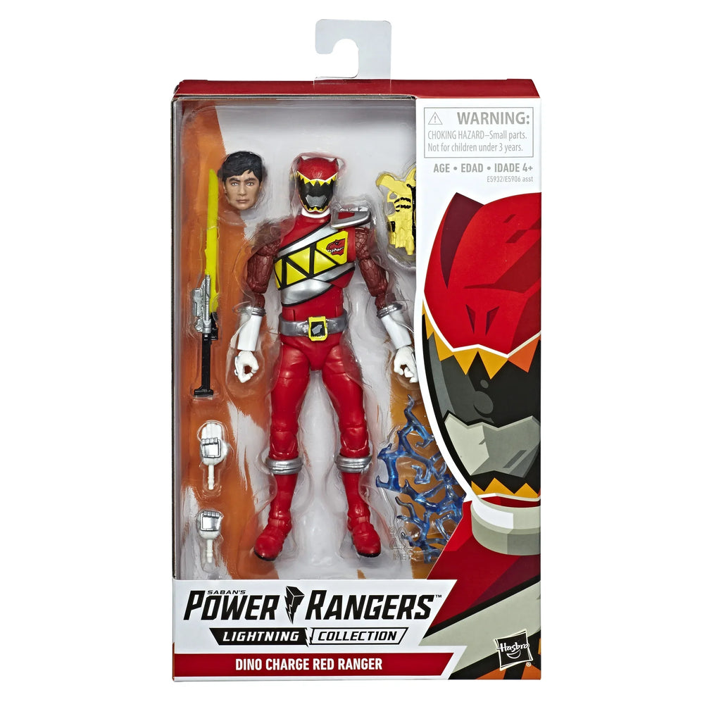 Power Rangers: Lightning Collection Dino Charge Red Ranger Toy Action Figure for Boys and Girls (6”)