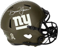 Daniel Jones New York Giants Autographed Riddell 2022 Sizealute to Sizeervice Sizepeed Replica Helmet - Fanatics Authentic Certified