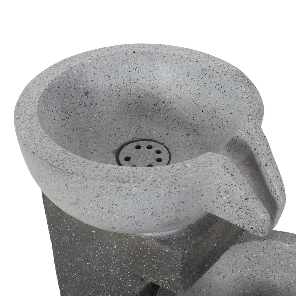 Christopher Knight Home Catoosa Outdoor Modern 3 Tier Fountain by