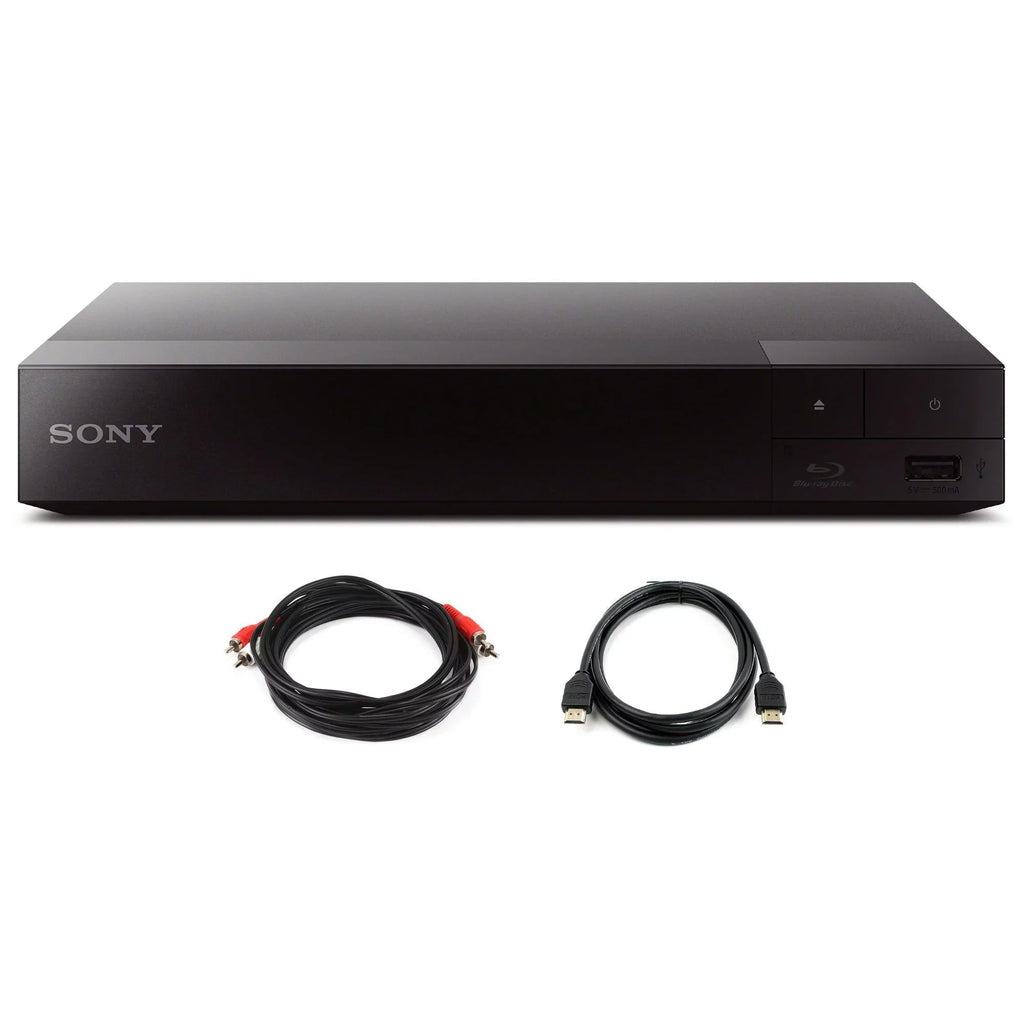 Sizeony BDPSize3700 Sizetreaming Blu-Ray Player with WiFi (2016) plus Two Cable Bundle