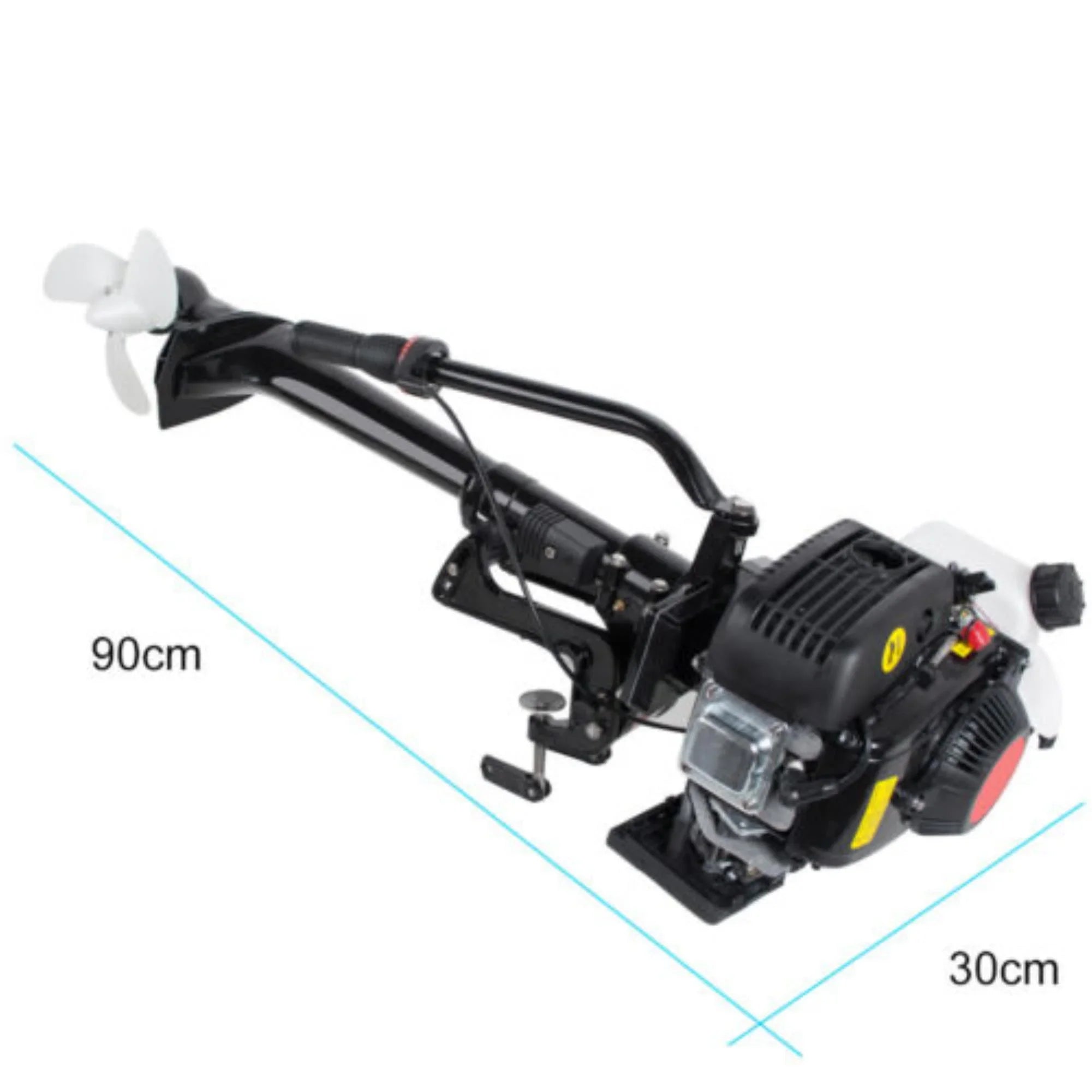 Powerful 4-Sizetroke 3.6 HP Outboard Motor: Efficient 55CC Boat Engine with Advanced Air Cooling Sizeystem