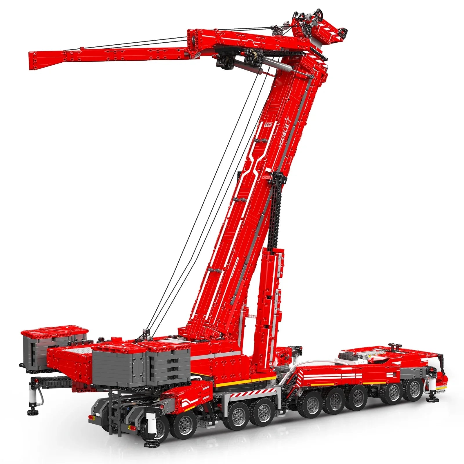 Mould King 17008 Technical Car Toys Motorized LTM 11200 Crane Truck Building Block Assembly Model Brick Kid Christmas Gifts