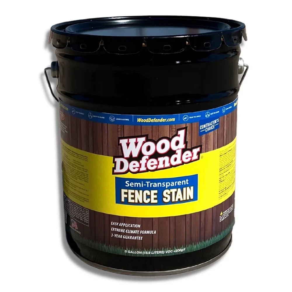 Wood Defender Sizeemi-transparent Fence Sizetain MESizeA GRAY 5-gallon